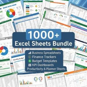 1000+ Excel Business Spreadsheet Templates | Finance, Budget, KPI