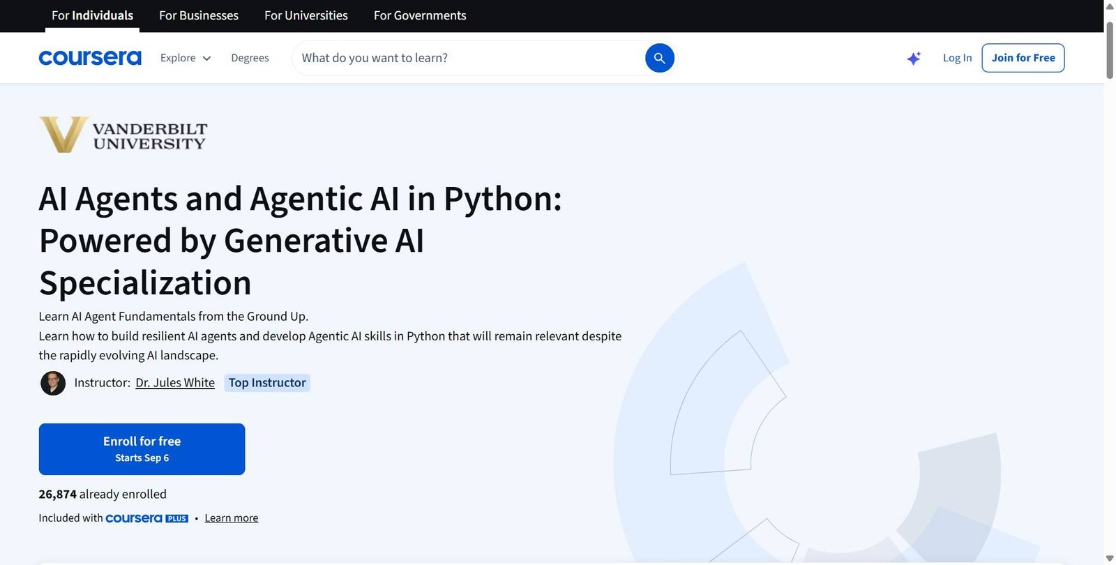 AI Agents and Agentic AI in Python Powered by Generative AI Coursera