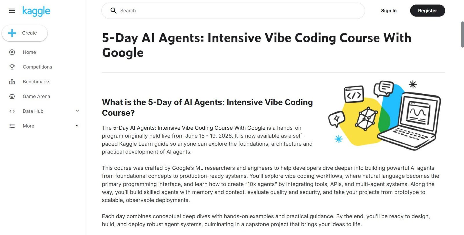 AI Agents Intensive Vibe Coding Course With Google Kaggle